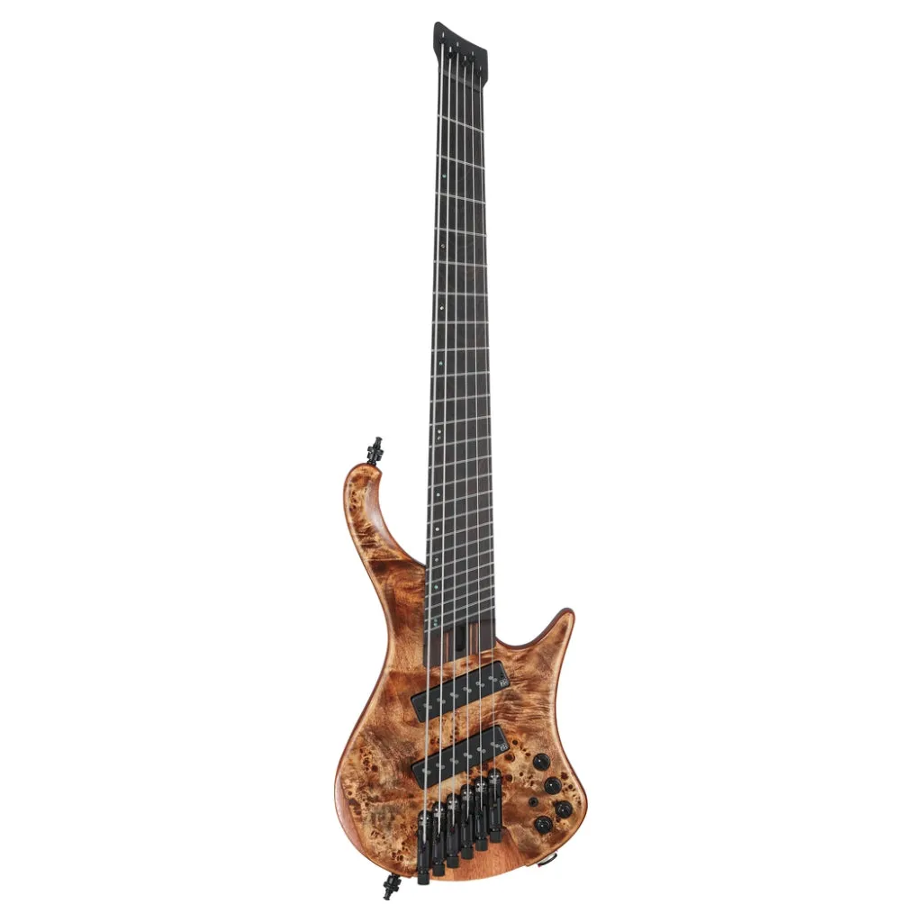 Ibanez EHB1506MSABL Headless 6 String Electric Bass Guitar Antique Brown Stained Low Gloss