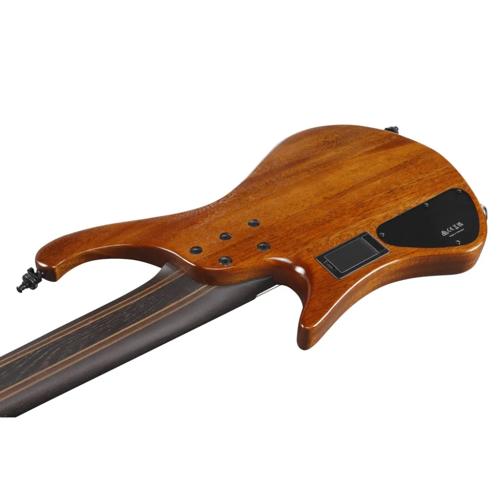 Ibanez EHB1506MSABL Headless 6 String Electric Bass Guitar Antique Brown Stained Low Gloss
