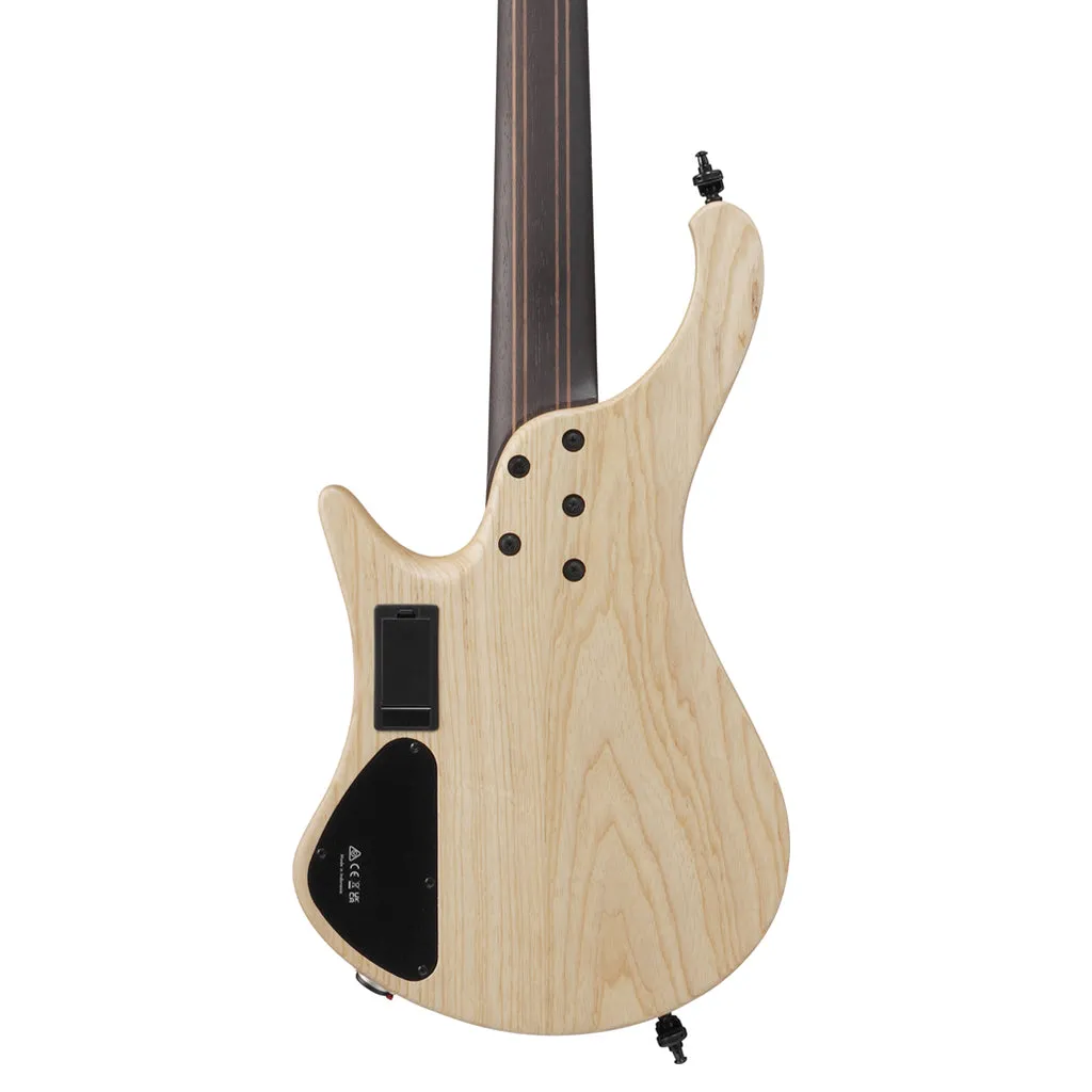 Ibanez EHB1675MS 5-String Bass with Fishman Fluence Pickups and Gig Bag - Natural Flat