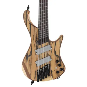 Ibanez EHB1675MS 5-String Bass with Fishman Fluence Pickups and Gig Bag - Natural Flat