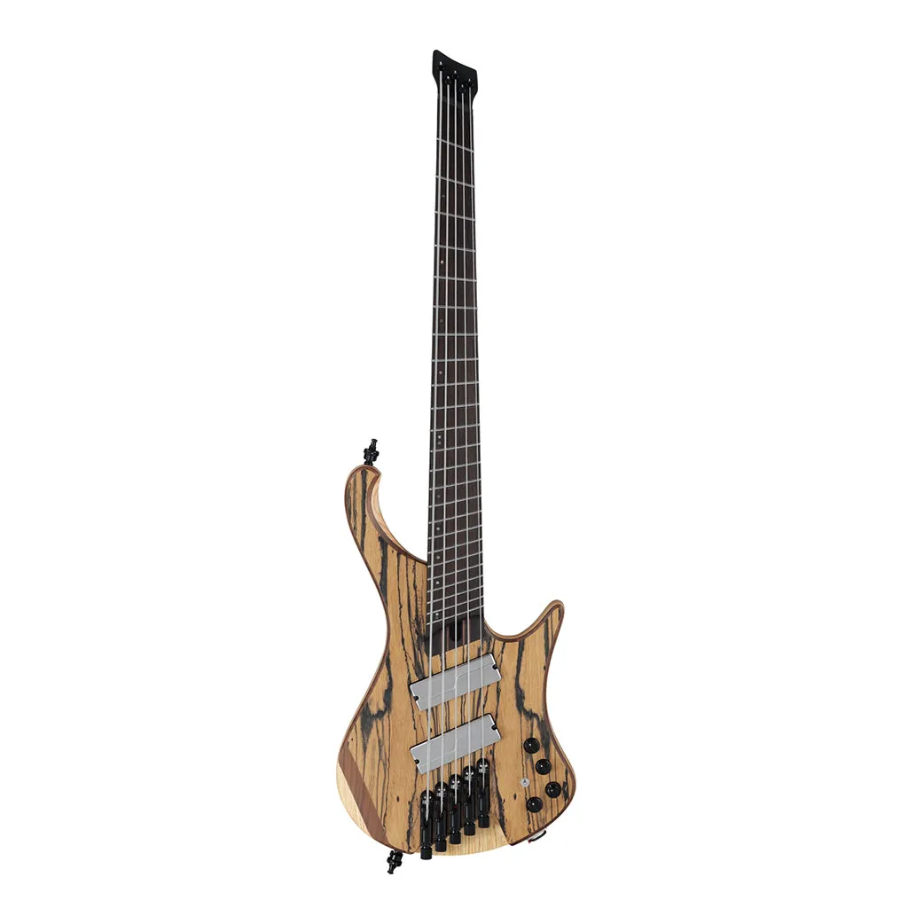 Ibanez EHB1675MS 5-String Bass with Fishman Fluence Pickups and Gig Bag - Natural Flat
