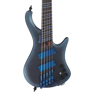 Ibanez EHB5MSBSP Midnight Arctic Ocean Matte 5 String Electric Bass with Gig bag