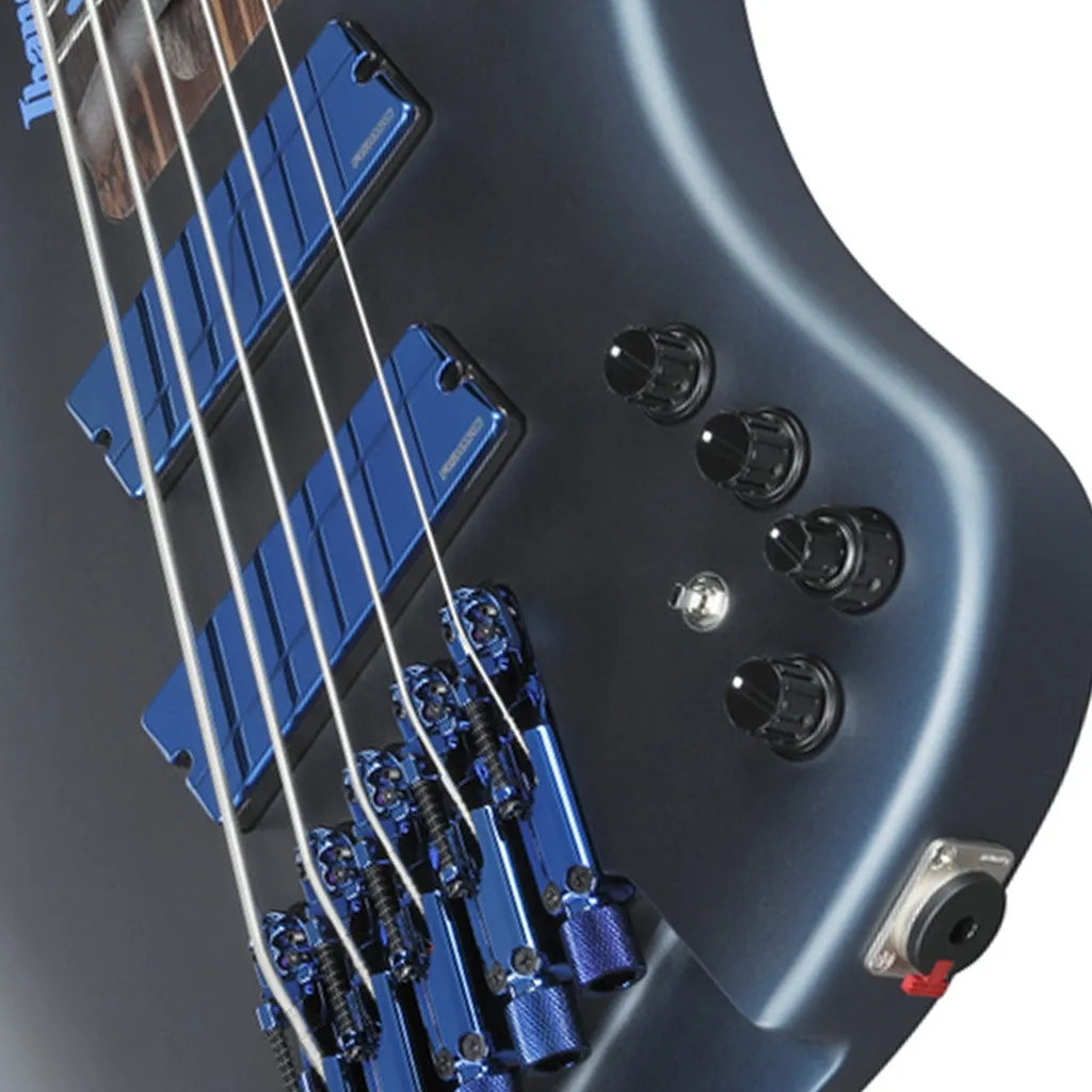 Ibanez EHB5MSBSP Midnight Arctic Ocean Matte 5 String Electric Bass with Gig bag