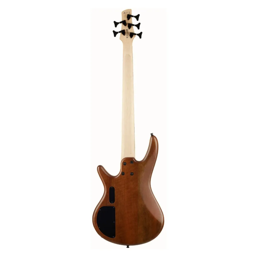 Ibanez GSR205B Gio Electric 5-String Bass, Walnut Flat