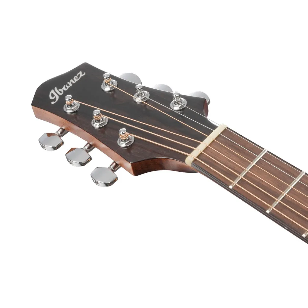 Ibanez PA230E Acoustic Guitar - Natural Satin Top, Natural Low Gloss Back and Sides Acoustic Guitar