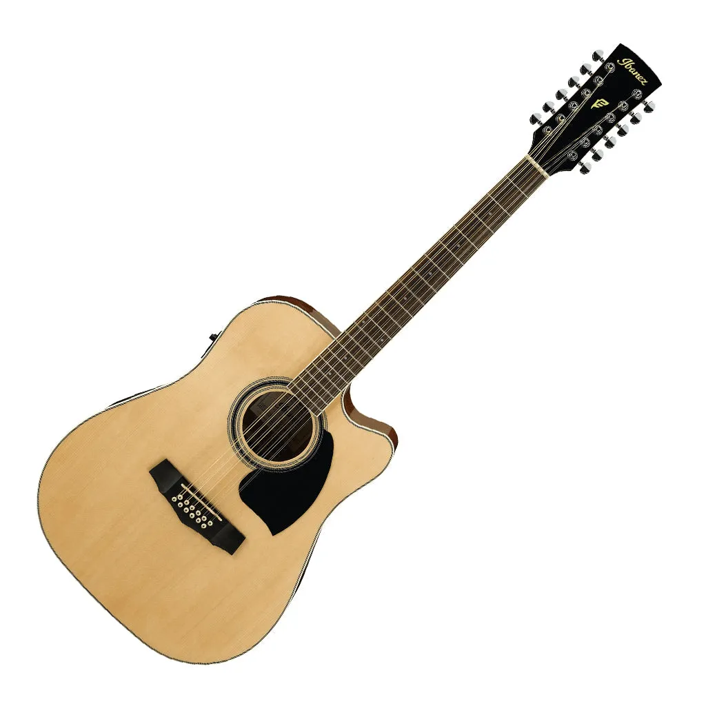 Ibanez PF1512ECE 12 String Acoustic - Natural High Gloss