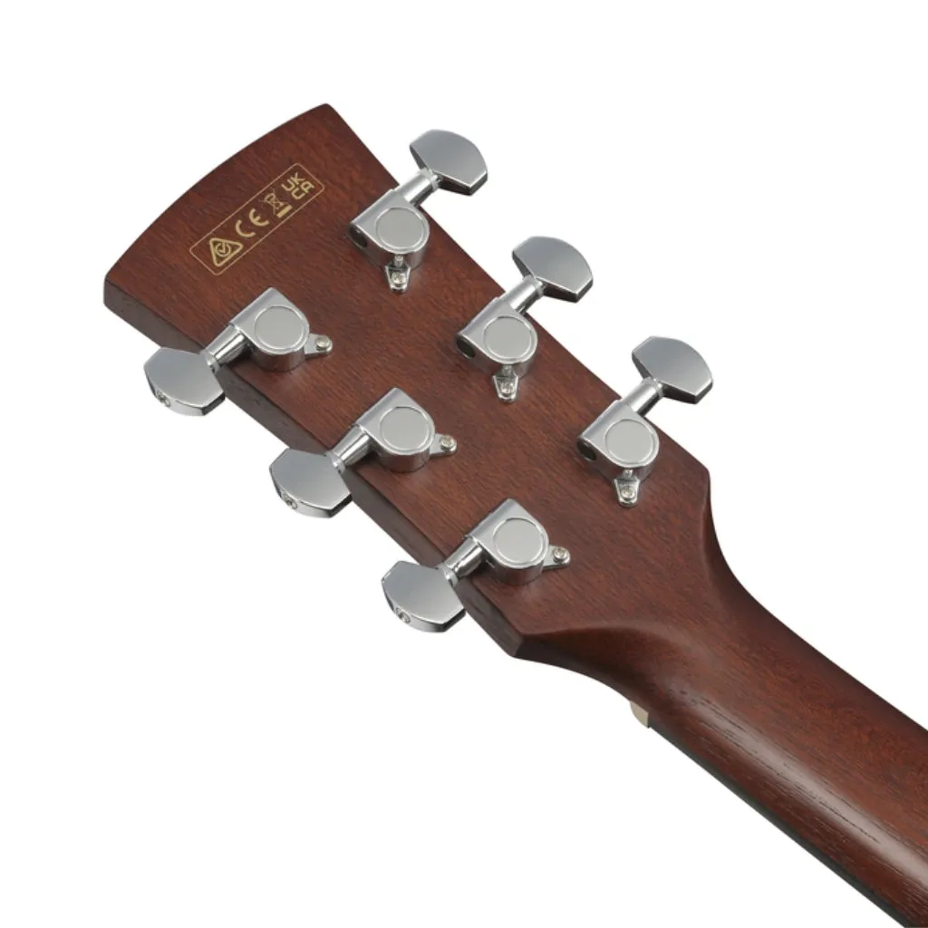 Ibanez PJ50E Open Pore Vintage Amber Sunburst Top, Open Pore Natural Back and Sides Acoustic Guitar