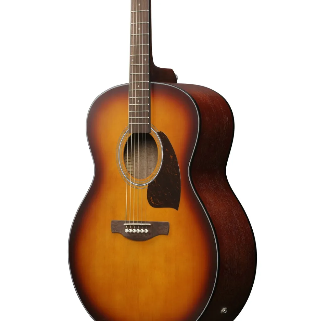 Ibanez PJ50E Open Pore Vintage Amber Sunburst Top, Open Pore Natural Back and Sides Acoustic Guitar
