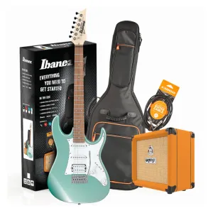 Ibanez RX40MGN Guitar Pack w/ Crush & Accessories - Metallic Light Green