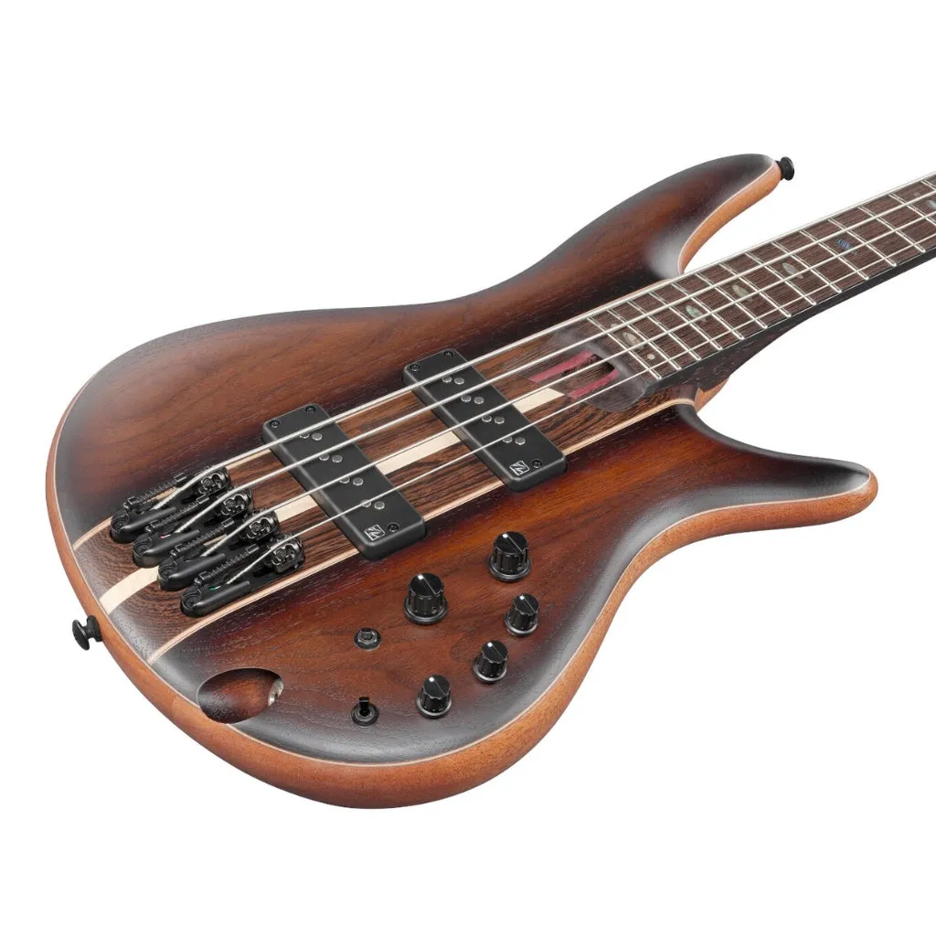 Ibanez SR1350B Premium Bass With Bag - Dual Mocha Burst Flat
