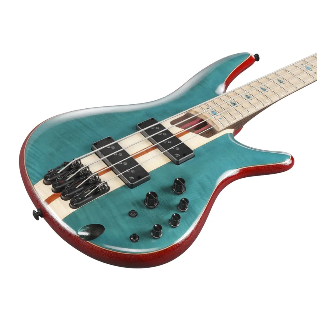 Ibanez SR1420BCGL 4 String Electric Bass Guitar Caribbean Green Low Gloss