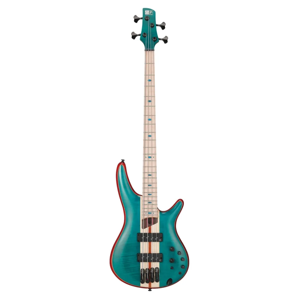 Ibanez SR1420BCGL 4 String Electric Bass Guitar Caribbean Green Low Gloss