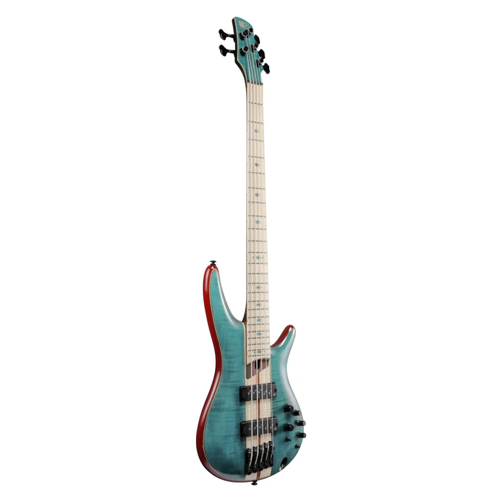 Ibanez SR1425BCGL 5 String Electric Bass Guitar Caribbean Green Low Gloss
