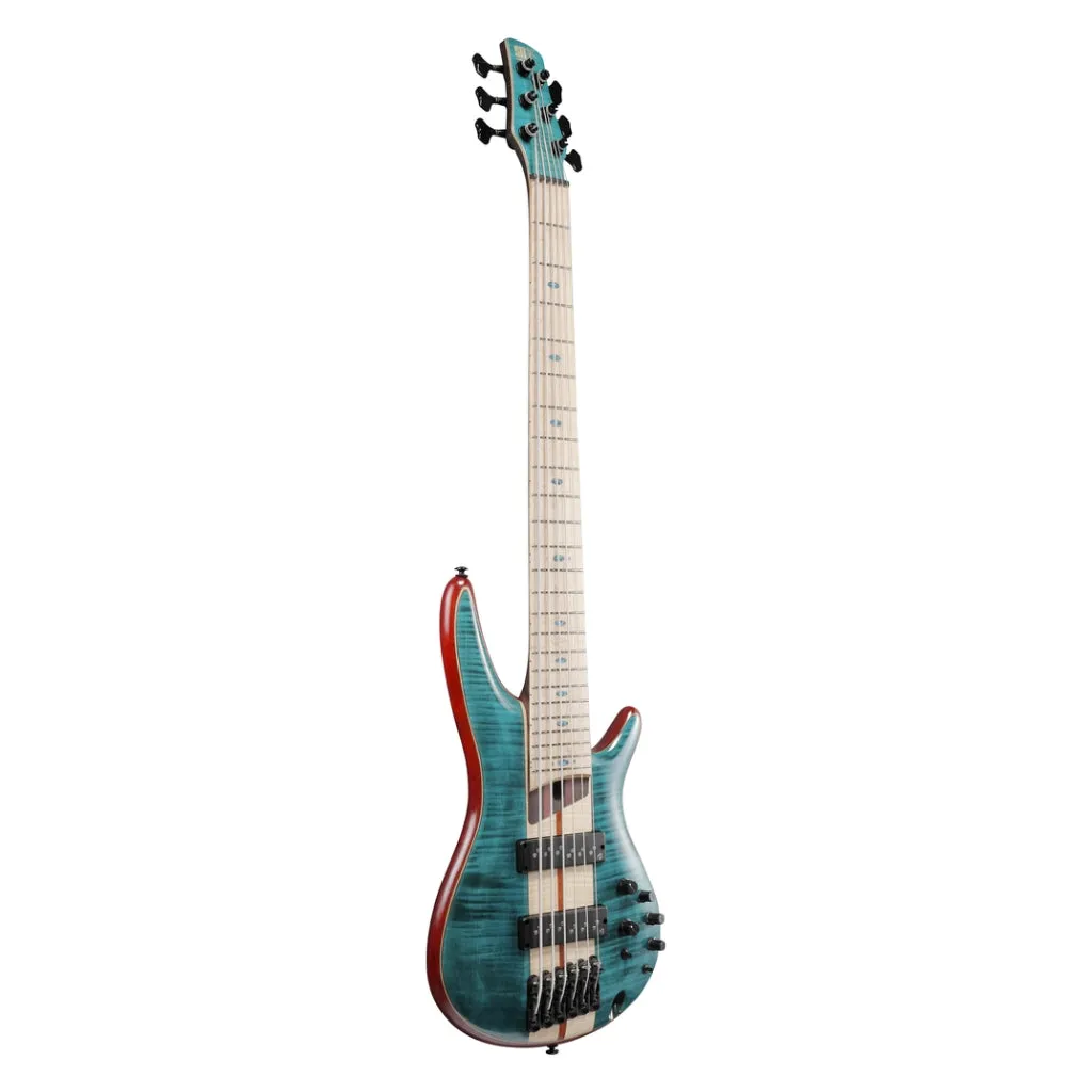 Ibanez SR1426BCGL 6 String Electric Bass Guitar Caribbean Green Low Gloss