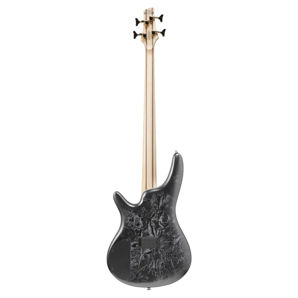 Ibanez SR300EDXBZM 4 String Electric Bass Guitar Black Ice Frozen Matte