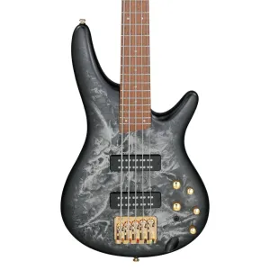 Ibanez SR305EDXBZM 5 String Electric Bass Guitar Black Ice Frozen Matte