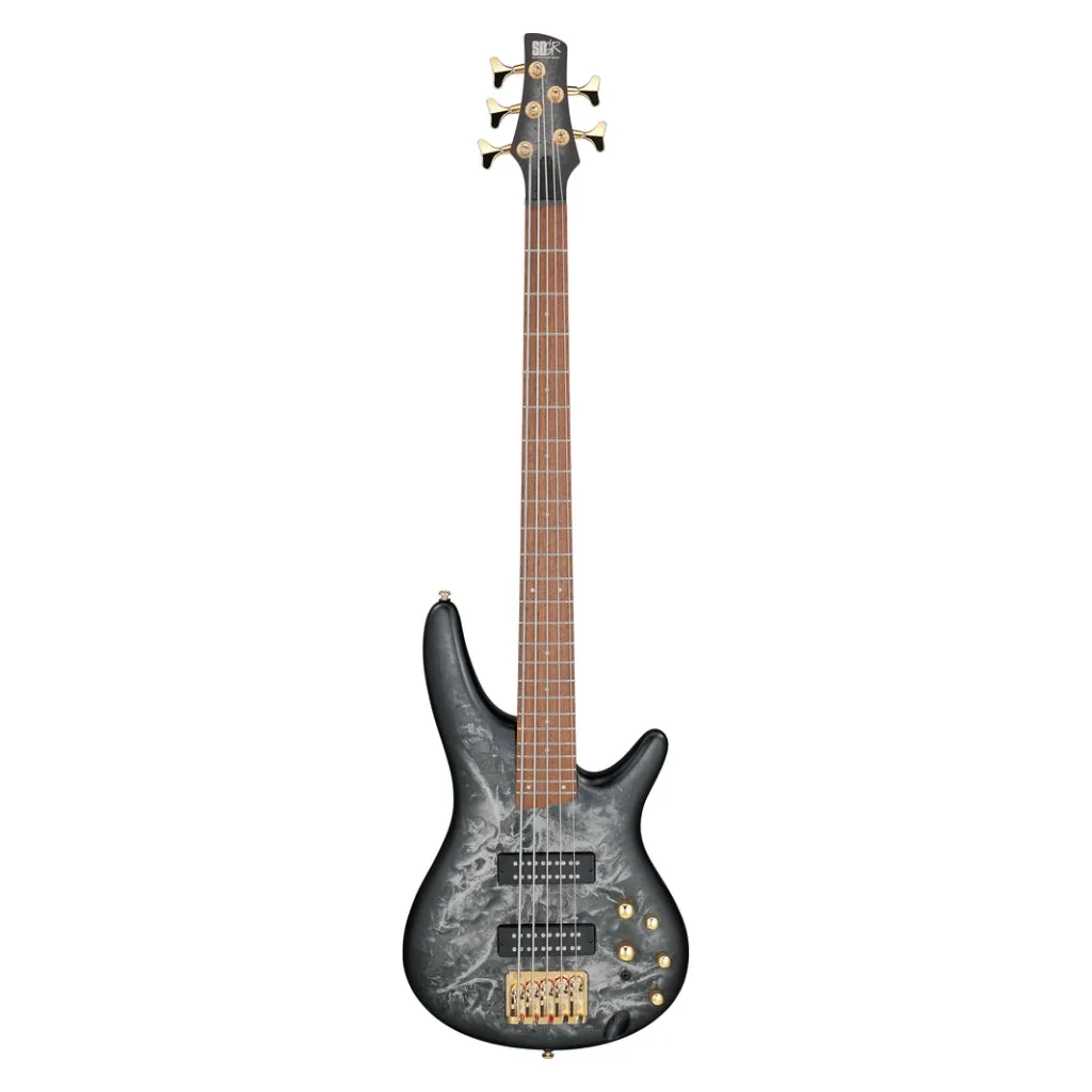 Ibanez SR305EDXBZM 5 String Electric Bass Guitar Black Ice Frozen Matte