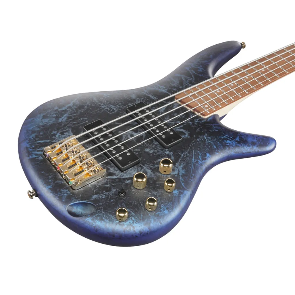 Ibanez SR305EDXCZM 5 String Electric Bass Guitar Cosmic Blue Frozen Matte