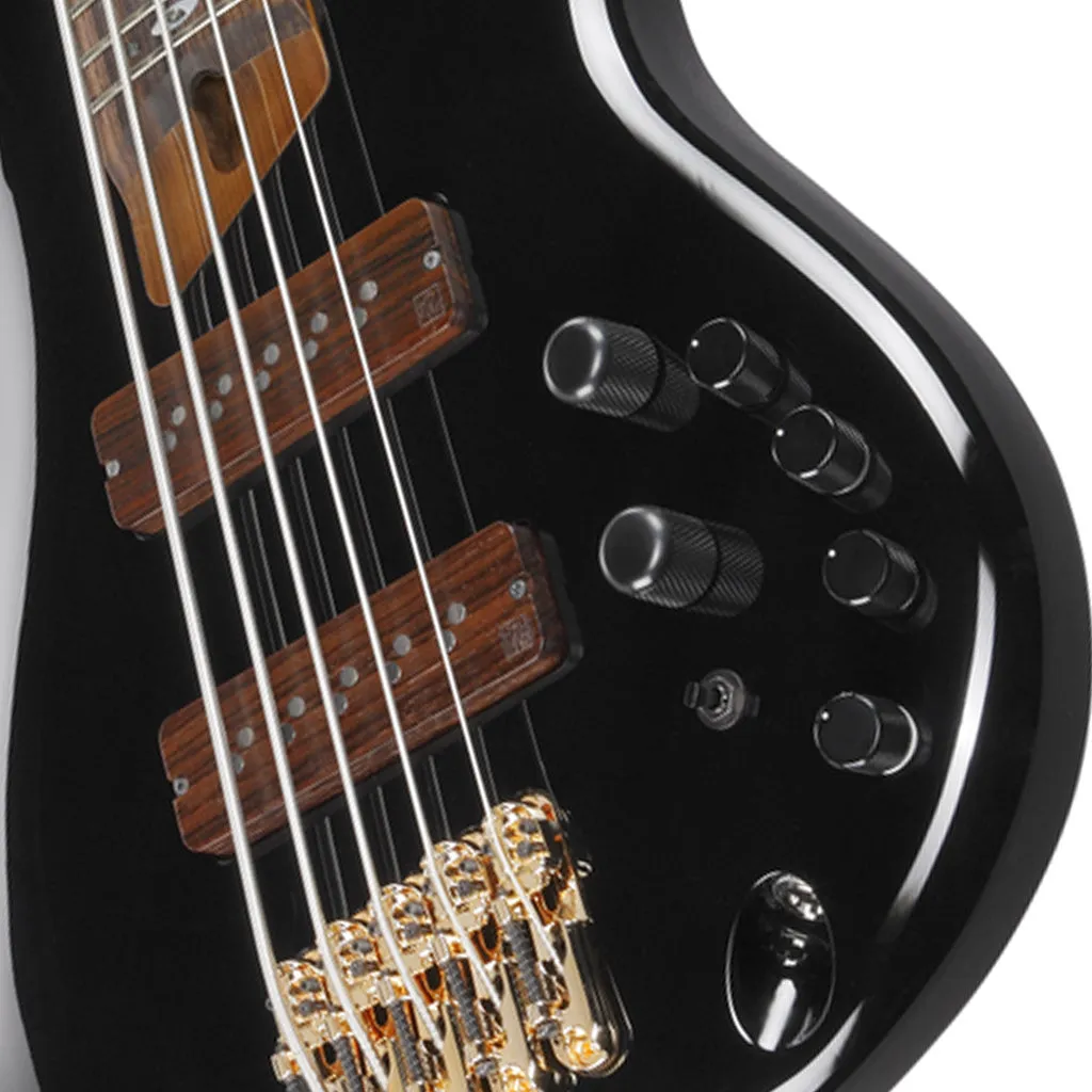 Ibanez SR3505 Prestige 5-String Bass Alder Body and Case - Black
