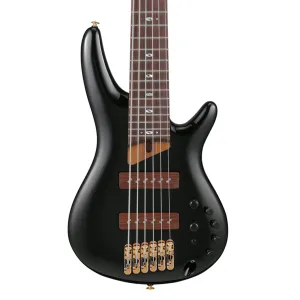 Ibanez SR3506 Prestige 6-String Bass Alder Body and Case - Black