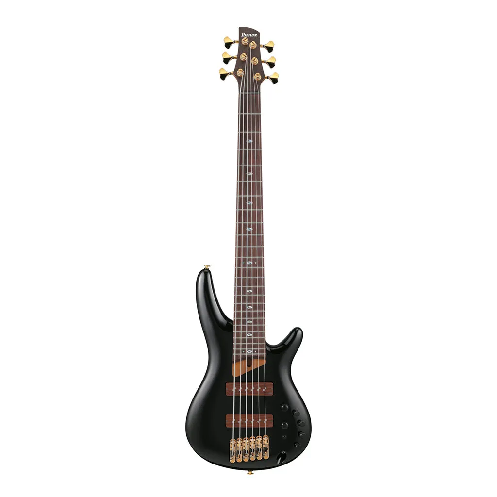 Ibanez SR3506 Prestige 6-String Bass Alder Body and Case - Black