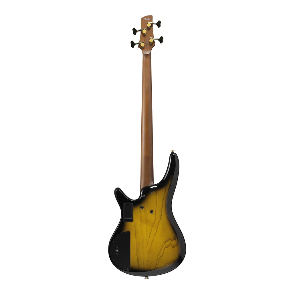 Ibanez SR4500 Prestige Bass Ash Body and Case - Desert Sunset Burst