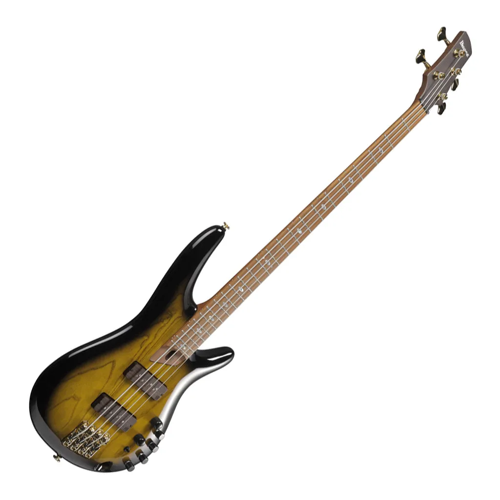 Ibanez SR4500 Prestige Bass Ash Body and Case - Desert Sunset Burst