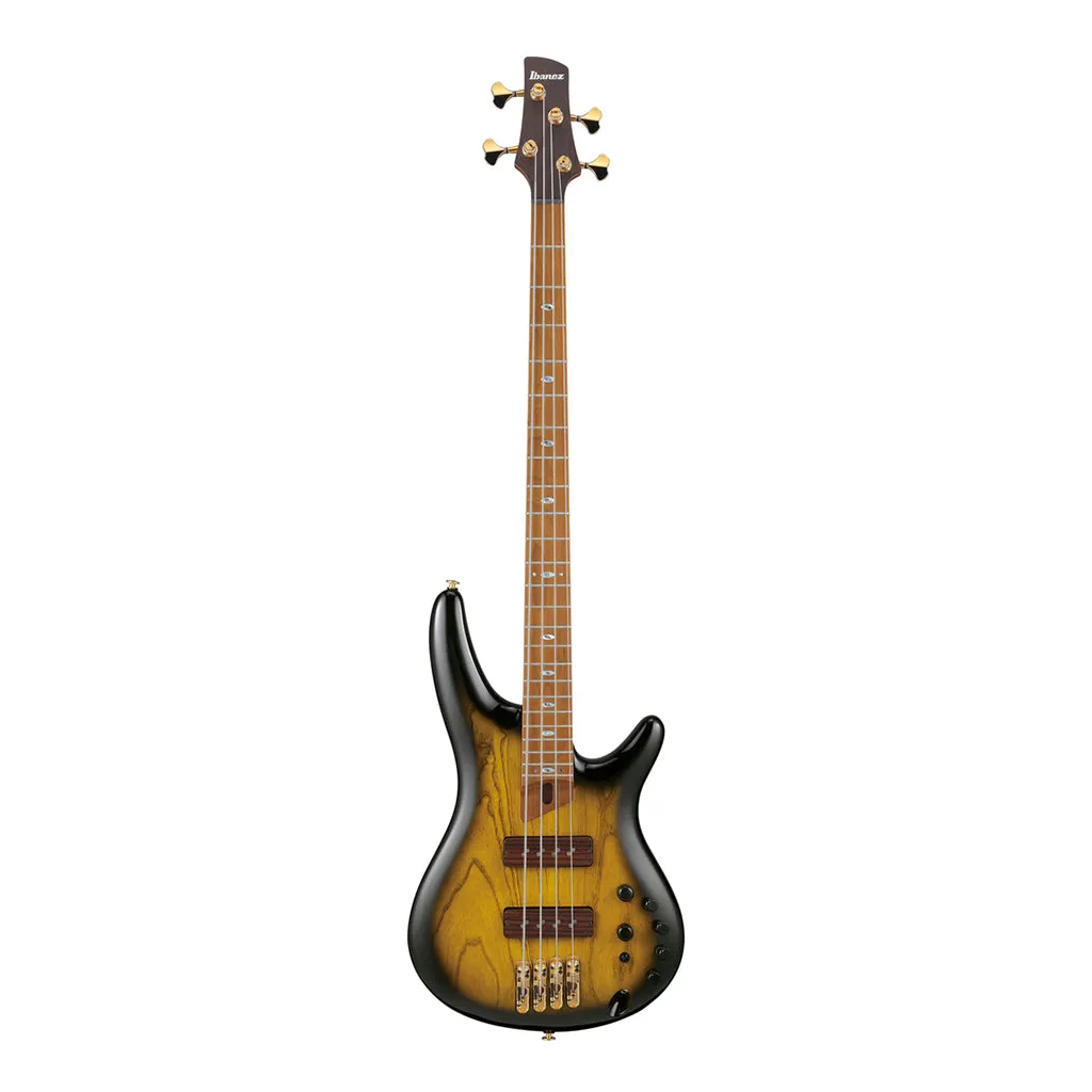 Ibanez SR4500 Prestige Bass Ash Body and Case - Desert Sunset Burst