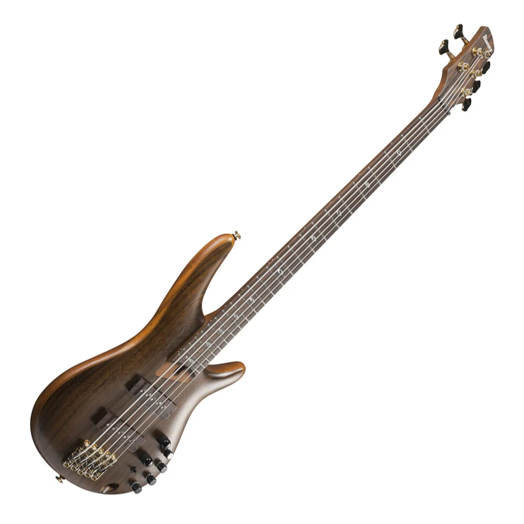 Ibanez SR5505 5-String Bass Ovangkol Top with Rosewood Fretboard and Case - Mocha Flat