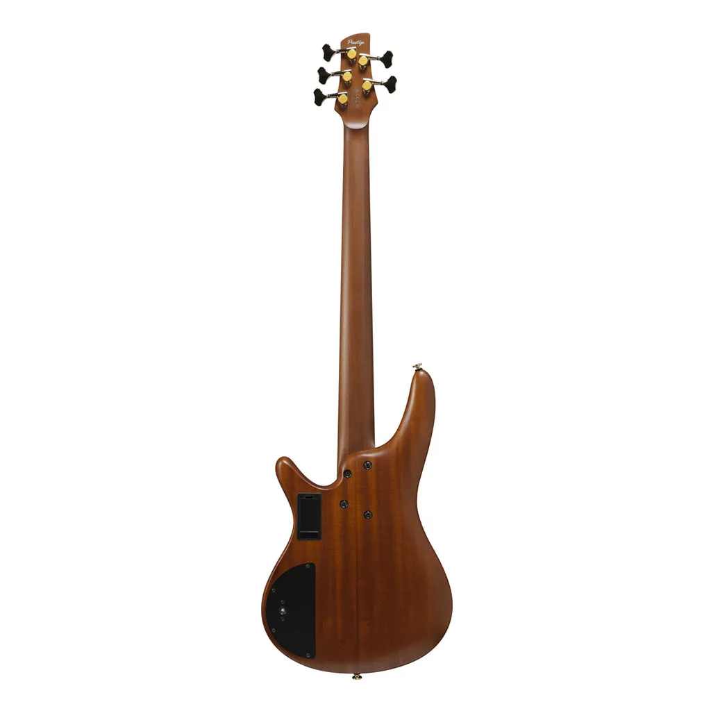 Ibanez SR5505 5-String Bass Ovangkol Top with Rosewood Fretboard and Case - Mocha Flat