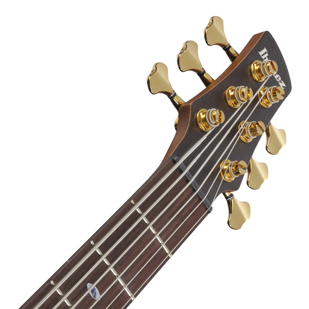 Ibanez SR5506 Prestige 6-String Bass Rosewood Fretboard and Case - Mocha Flat