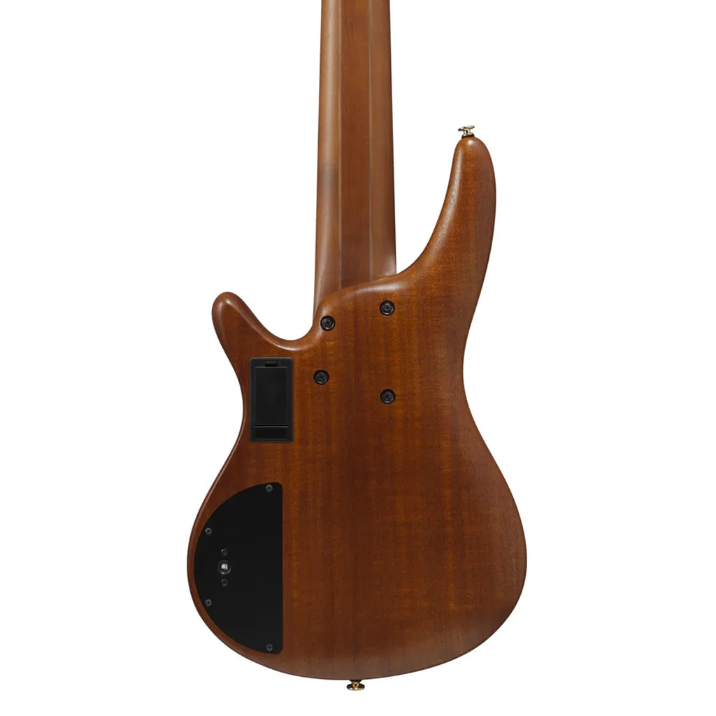 Ibanez SR5506 Prestige 6-String Bass Rosewood Fretboard and Case - Mocha Flat