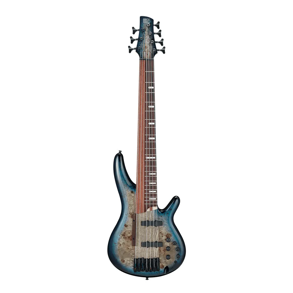Ibanez SRAS7 Cosmic Blue Starburst 7 String 'Ashula' Electric Bass
