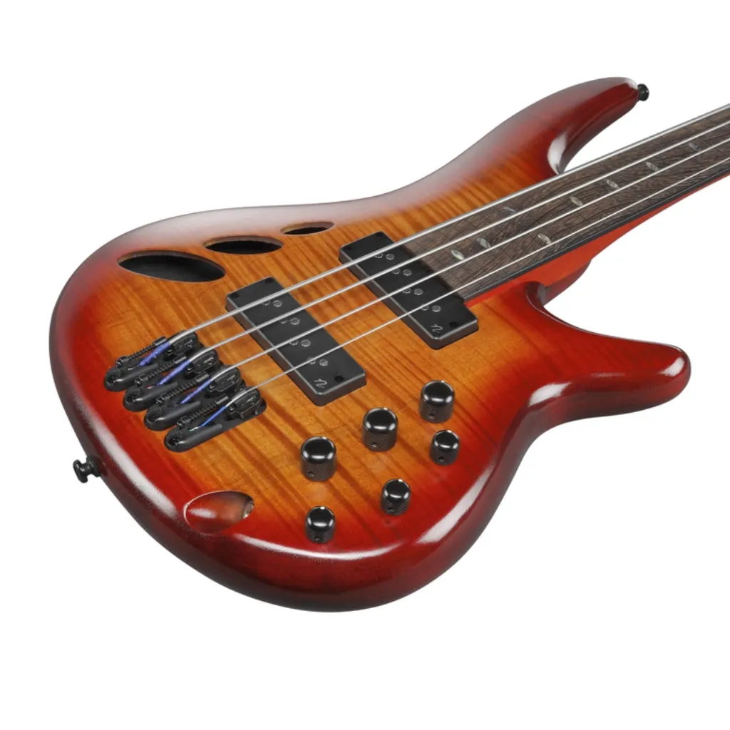 Ibanez SRD900FBTL 4 String Electric Bass Guitar Brown Topaz Burst Low Gloss