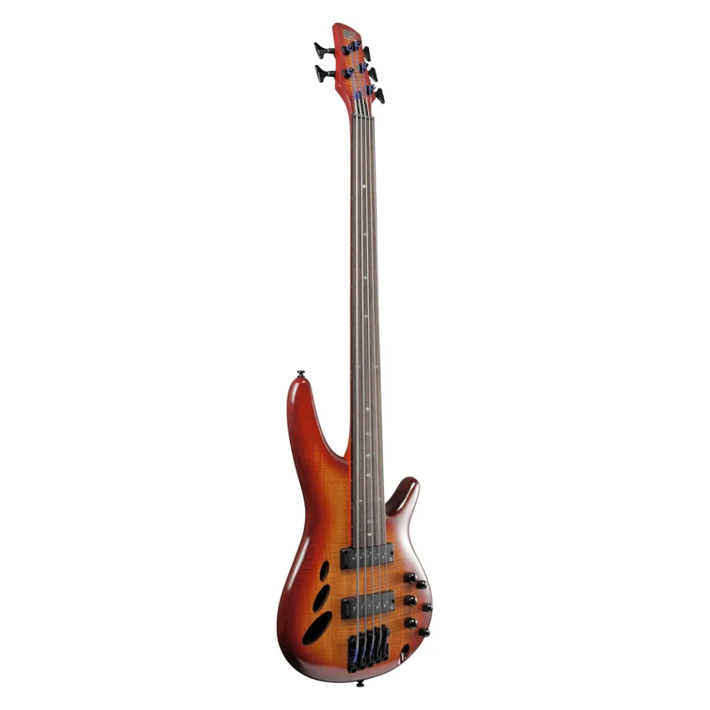 Ibanez SRD905FBTL 5 String Electric Bass Guitar Brown Topaz Burst Low Gloss
