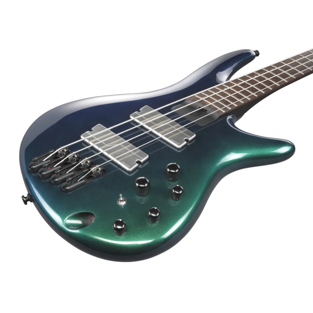 Ibanez SRMS720BCM 4 String Electric Bass Guitar Blue Chameleon