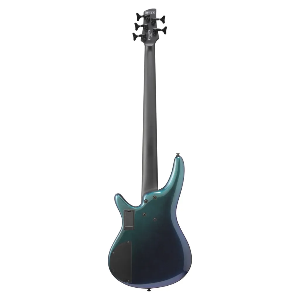 Ibanez SRMS725BCM 5 String Electric Bass Guitar Blue Chameleon