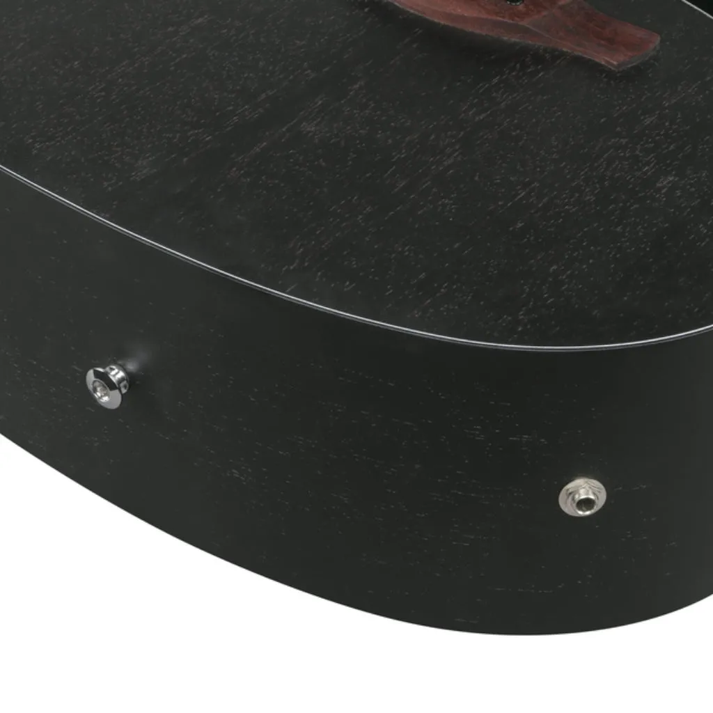 Ibanez V44CE Acoustic Guitar - Weathered Black Open Pore