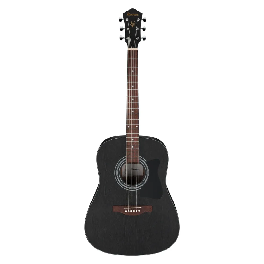 Ibanez V54NJP Acoustic Guitar with Bag - Open Pore Weathered Black