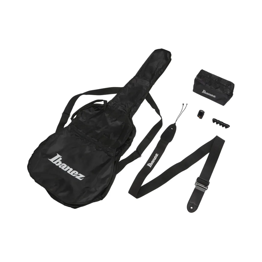 Ibanez V54NJP Acoustic Guitar with Bag - Open Pore Weathered Black