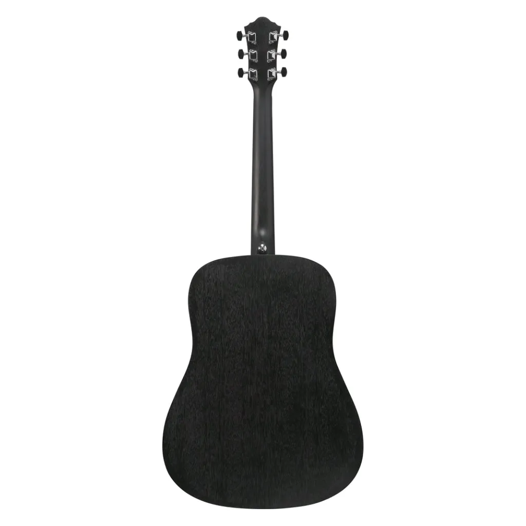 Ibanez V54NJP Acoustic Guitar with Bag - Open Pore Weathered Black