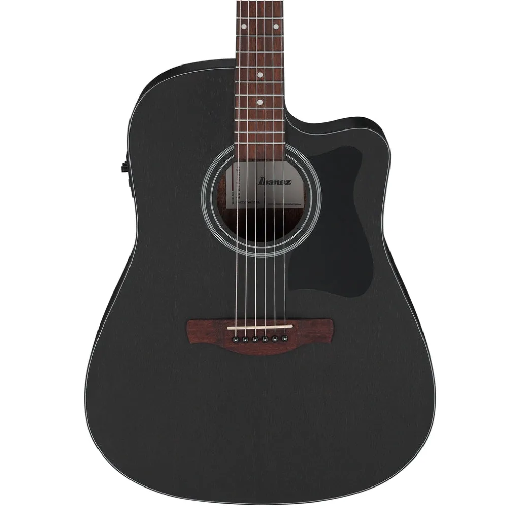 Ibanez VC44CE Acoustic Guitar - Open Pore Weathered Black