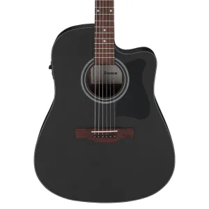 Ibanez VC44CE Acoustic Guitar - Open Pore Weathered Black