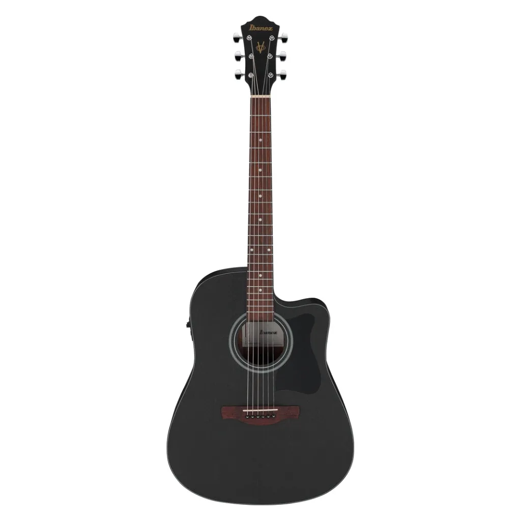 Ibanez VC44CE Acoustic Guitar - Open Pore Weathered Black