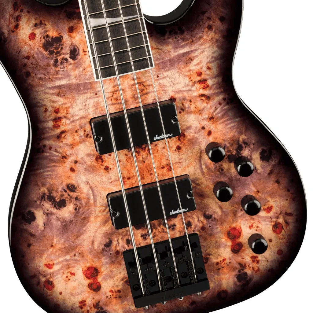 Jackson JS Series Concert Bass CB JS3P in Transparent Black Burst