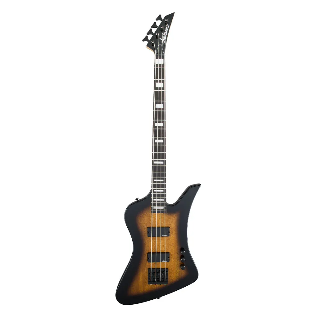 Jackson JS Series Kelly Bird Bass IV JS2, Amaranth Fingerboard, Tobacco Burst | Bass Guitars | 2919091598