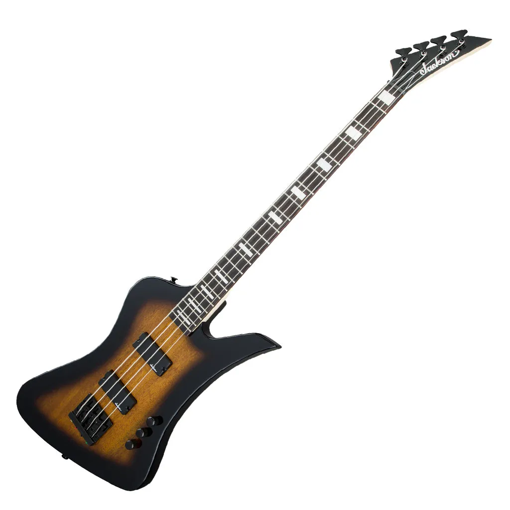 Jackson JS Series Kelly Bird Bass IV JS2, Amaranth Fingerboard, Tobacco Burst | Bass Guitars | 2919091598