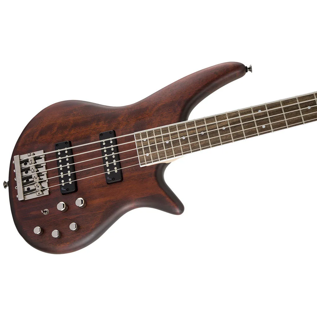Jackson - JS Series Spectra Bass JS3V, Laurel Fingerboard, Walnut Stain | Bass Guitars | 2919005557