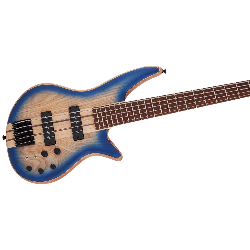 Jackson - Pro Series Spectra Bass SBA V, Caramelized Jatoba Fingerboard, Blue Burst | Bass Guitars | 2919934586