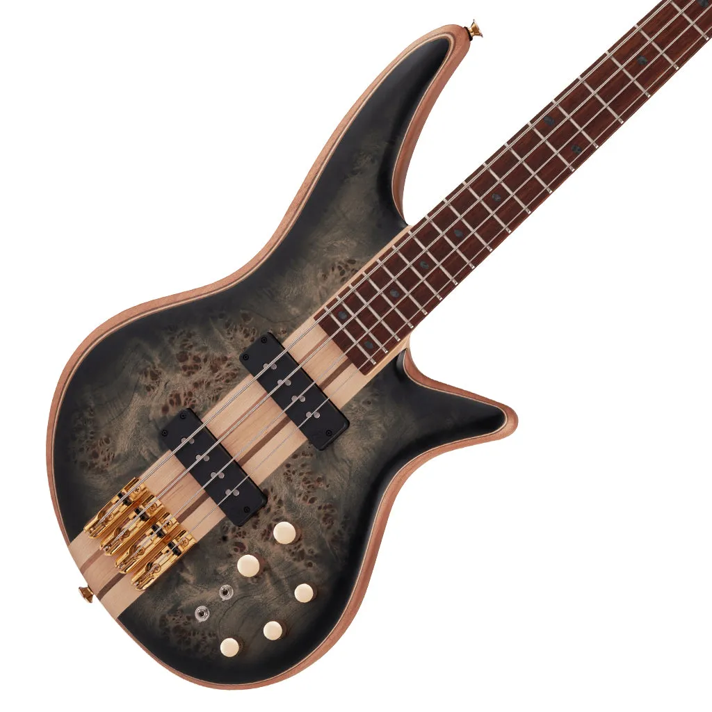 Jackson Pro Series Spectra Bass SBP IV, Caramelized Jatoba Fingerboard, Transparent Black Burst | Bass Guitars | 2919914585